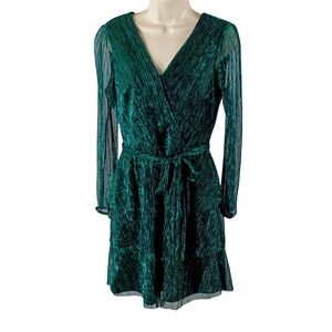 rachel zoe green velvet dress | Dresses | Rachel Zoe Merino Wool Long Sleeve Belted Sweater Size S Black-Tie Optional Dress